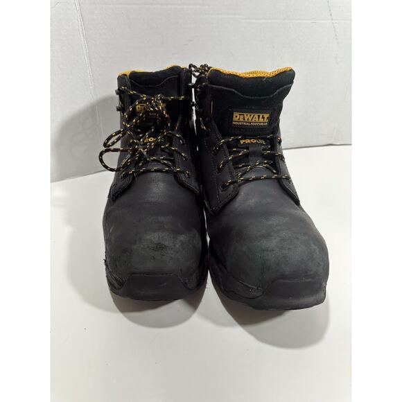 DEWALT ASTM F2413-18 Men\'s‎ Steel Toe Work Boots Size 13 Black EVA Leather 77366